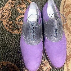 Stylish Purple and Gray Men's Shoes